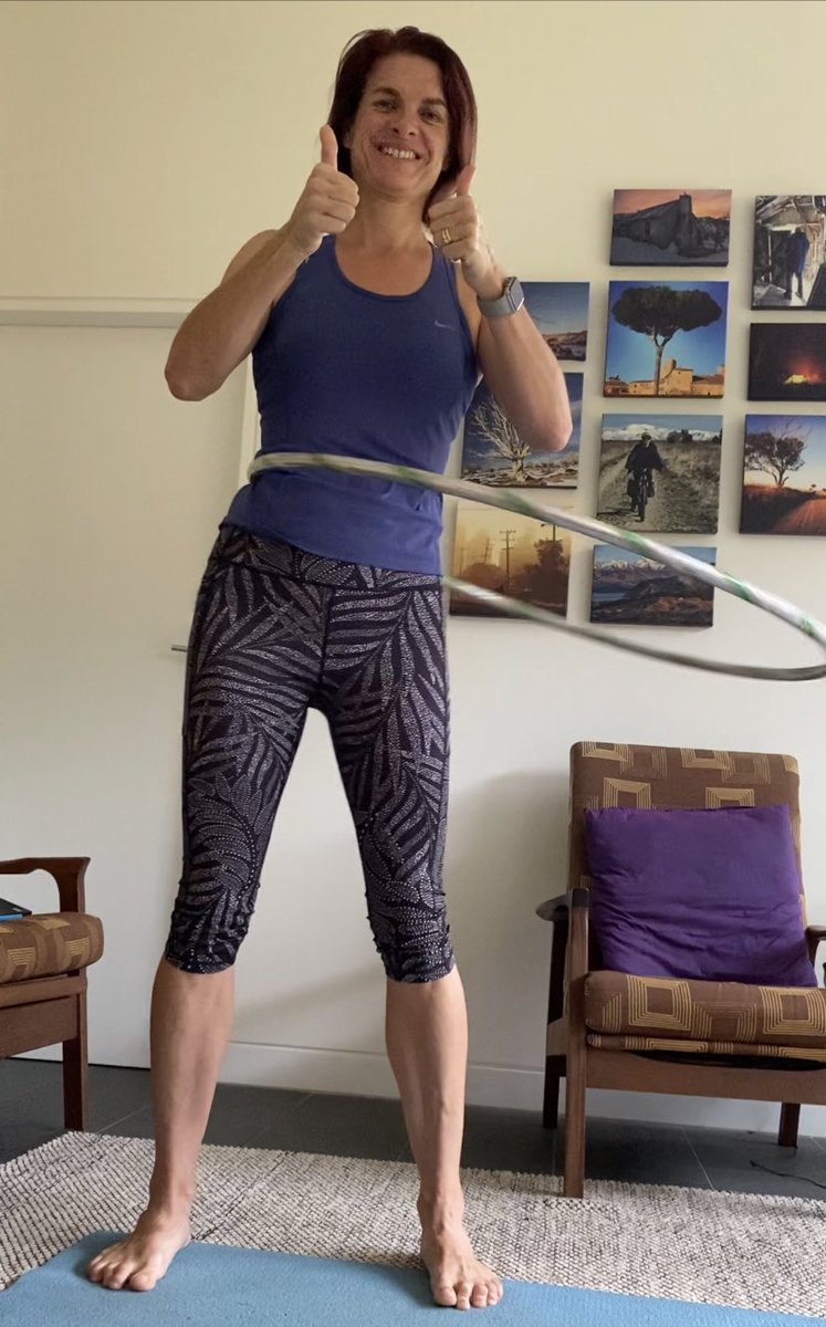 Sad to have missed a walk with my #USYD_SPARTAN colleagues for #WDPA2022  but enjoyed some #yoga and hula hooping instead #everymovecounts #beactive