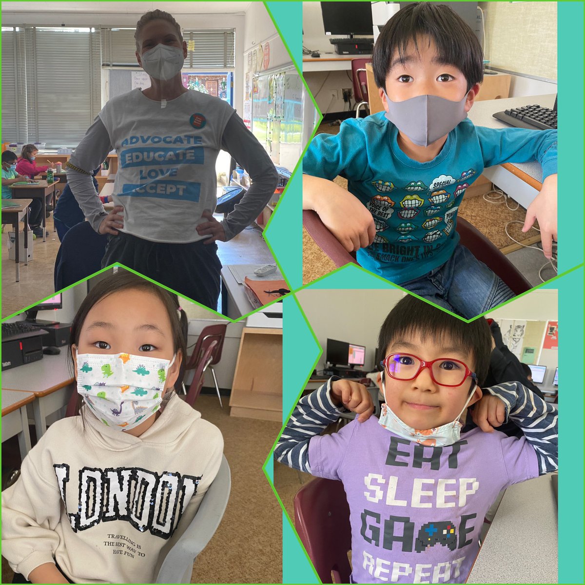karolyniverson's tweet photo. Wear your Words Day 1. We are getting to the end of our Literacy Extravaganza with one more day of wear your words, book selfies, and Indigenous Literacy Day with @CabaDICK (super excited for this day). #schoolspirit #funwithliteracy @inmanSD41 https://t.co/tfYMFRw5NJ