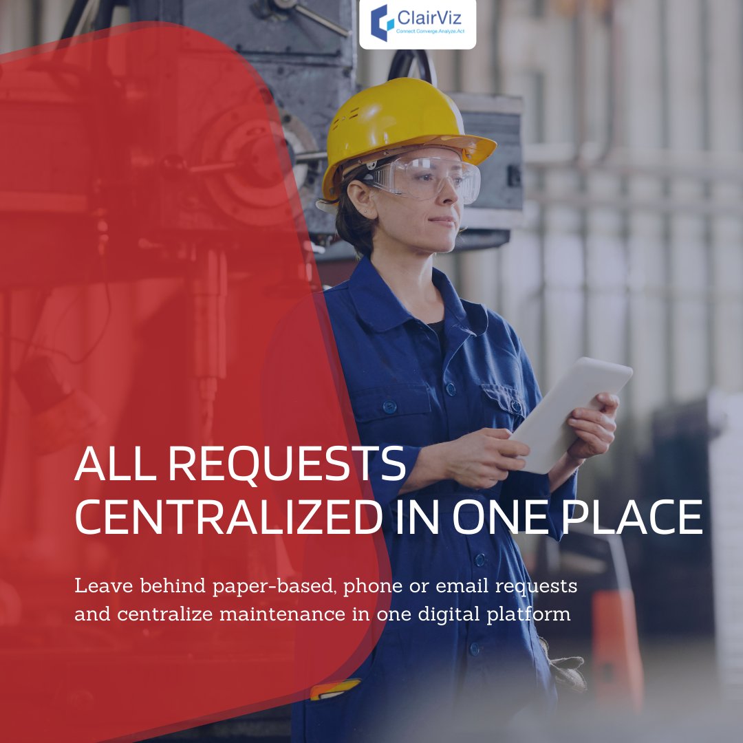 clairvizsystems's tweet photo. Clairviz DOMMS software allows seamless communication between processes and Maintenance tasks.

Looking ahead Manufacturing through Smart Factory technology.

https://t.co/grm5hflnou  

#smartfactory #maintenancemanagement #industry40 #digitalmanufacturing #factorymanagement https://t.co/zxB6tM28uR
