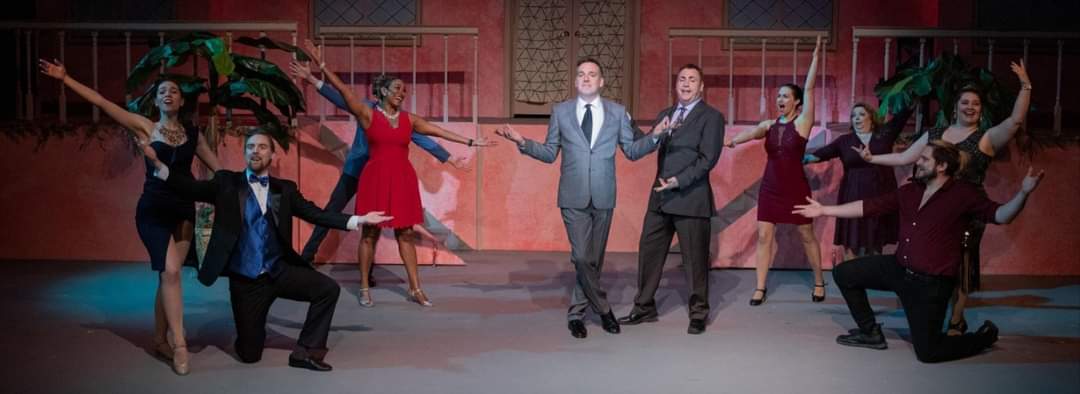 Spent my recent time not writing but rehearsing for opening weekend of Dirty Rotten Scoundrels the Musical. "Giving Them What They Want" Photo by Michelle Lewis-Smith.