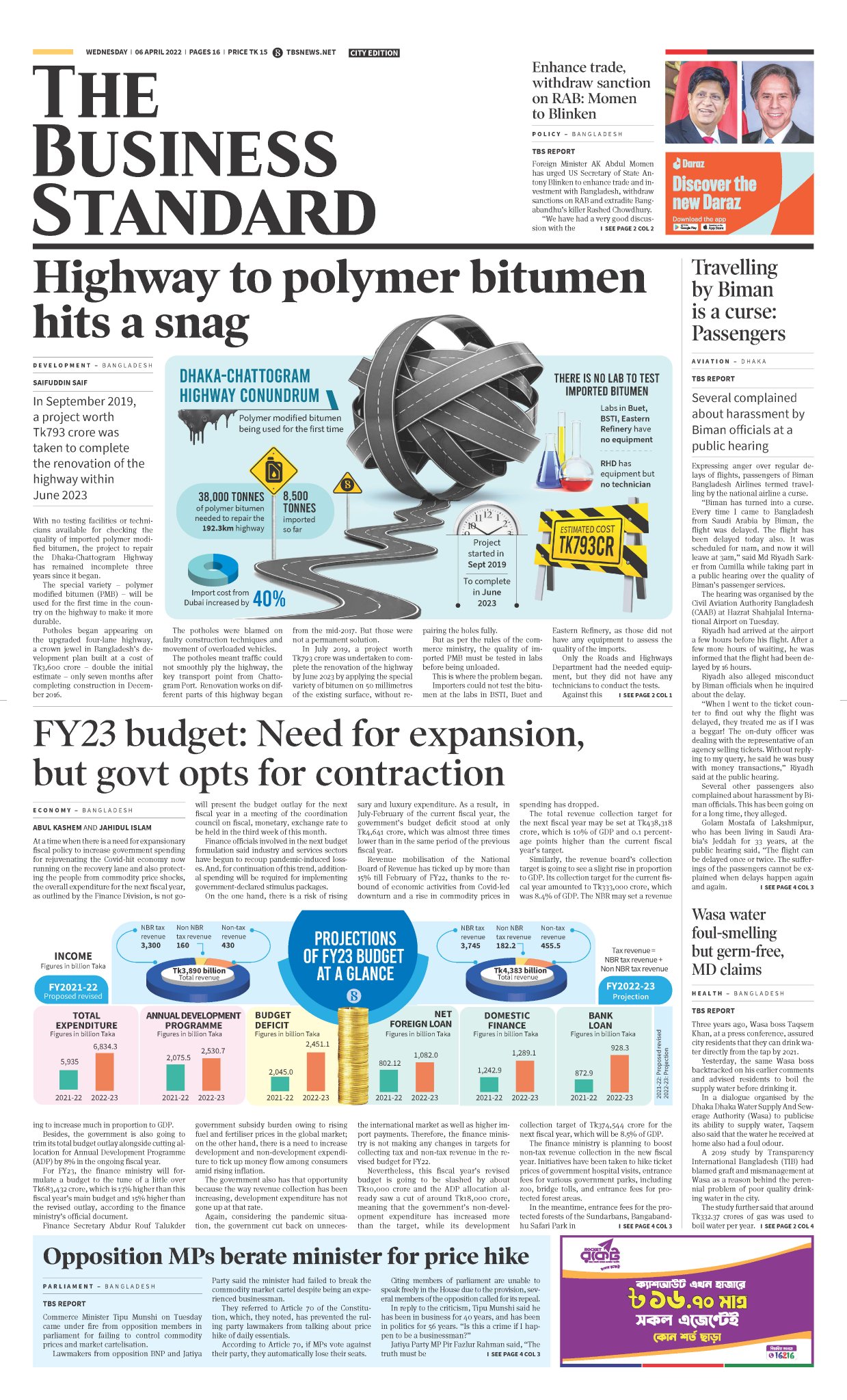 The Business Standard on Twitter "Get The Business Standard newspaper
