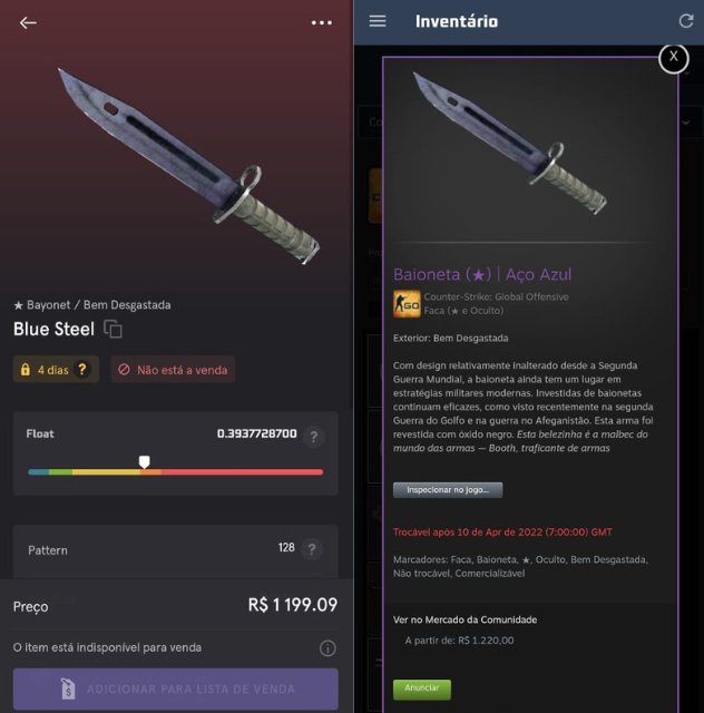 haolands's tweet image. Pessoal, tô vendendo minha faquinha pois necessito de um fone, ultimamente tenho jogado com um fone de celular e meu time vai acabar me matando. 🤣
Meu inv steamcommunity.com/id/haozinha/
csmoney: 1199,09
Comigo: 900,00
-
Rt's = sorte no game e no amor!
