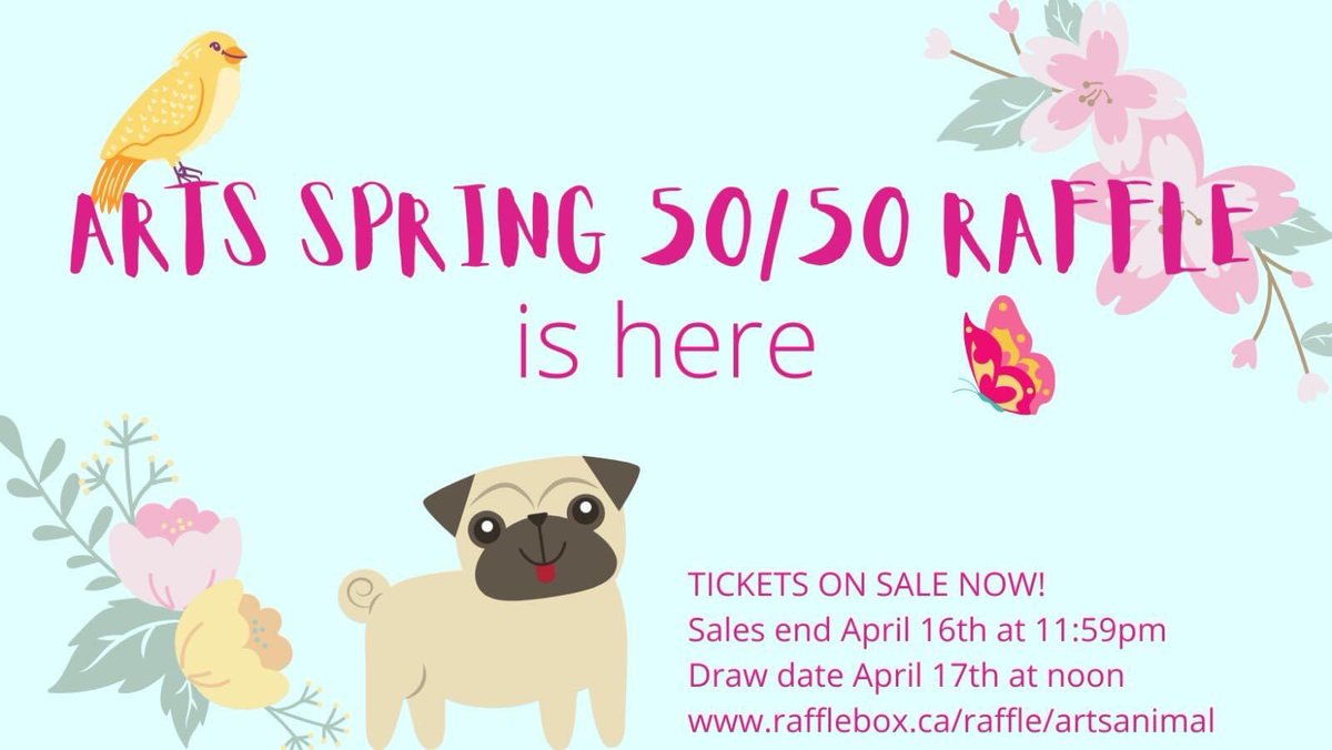 Raffle time!!! Help senior animals in need all while entering for your chance to win - what could be better!! rafflebox.ca/raffle/artsani…