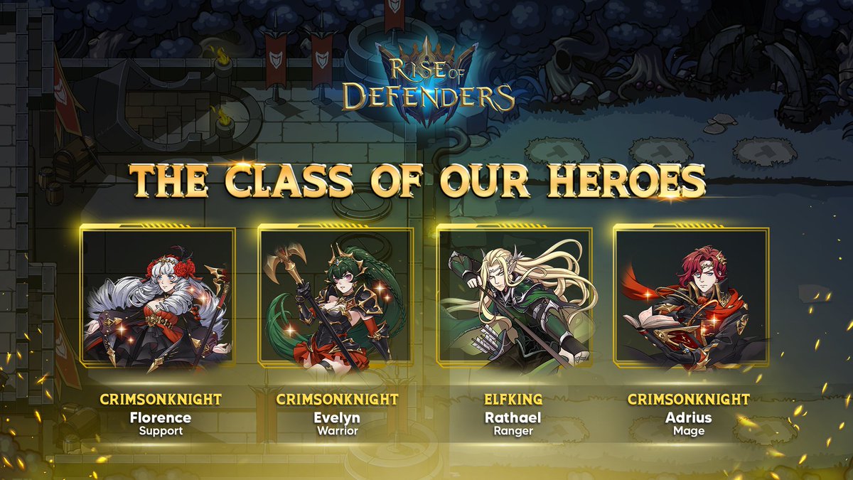 🔥THE CLASS OF HEROES🔥

The hero system is built impressed with the rarity level from Common to Legendary &amp; divided into 4 classes: Warrior, Support, Mage &amp; Ranger which are fantastic with skill and strength.

👉Visit here:
t.me/RiseDefendersA…

#ROD #RDR #Riseofdefenders