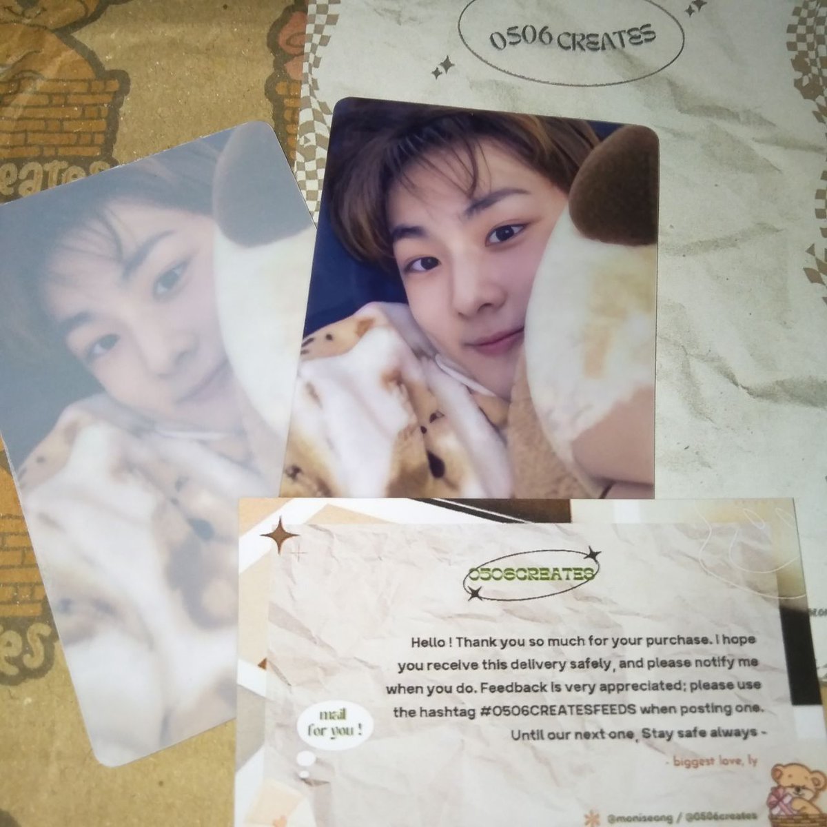 eiabns's tweet photo. #0506CREATESFEEDS

thank you so much @0506CREATES! super cute + ang ganda ng packaging!! https://t.co/DBcJoi5XCX