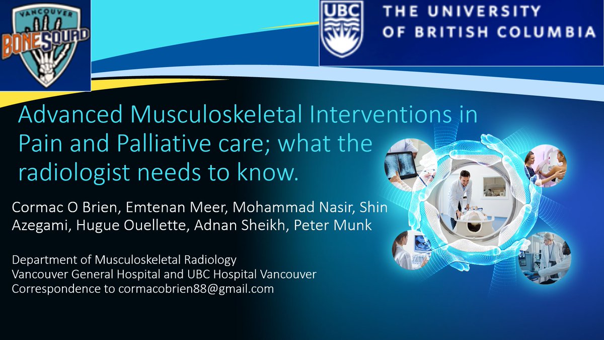 Check out our Poster on Advanced MSK Interventions in Pain and Palliative Care at CAR 2022 ASM. #CAR2022 #UBCMSK @BoneVancouver @DrHugue @AdnanSh41904110 @M10an @DrMayuran @UmerNasir25 @DrPMunk