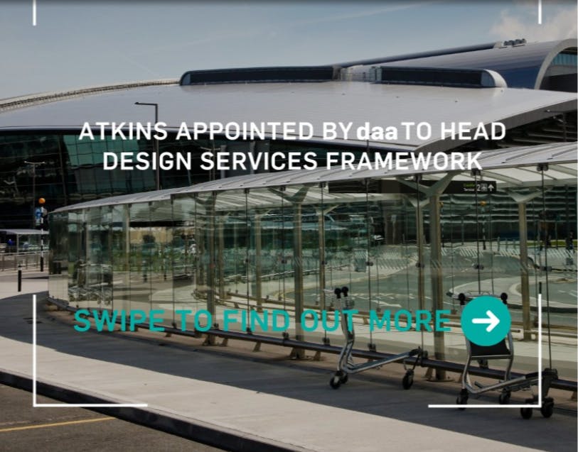 Atkins has been appointed by daa as the multi-disciplinary consultant for the delivery of a services framework for its buildings at Dublin and Cork airports. #Aviation #daa #designconsultancy #EngineeringNetZero #Atkins bit.ly/3Jd5gKi