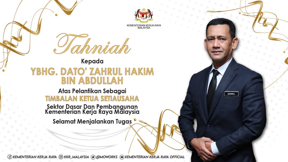 Kementerian Kerja Raya Malaysia tweet media