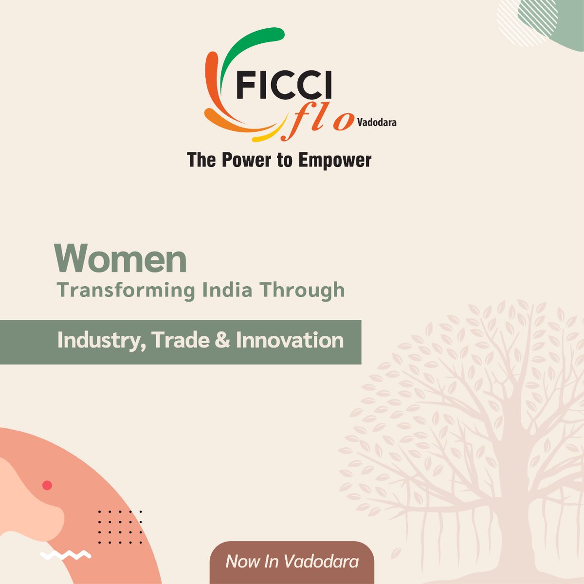 FloVadodara's tweet photo. Stay tuned, as Ficci Flo writes a new chapter in Vadodara for the first time , to transform the opportunities for the women of Vadodara and shape a better future with experience, innovation &amp; leadership.

#staytuned #launchingsoon #womenempowernent #womensupportingwomen #ficciflo https://t.co/vG07EbE08o