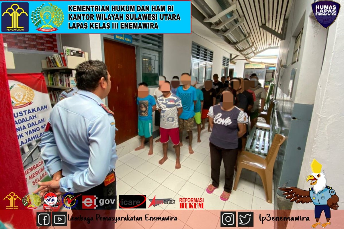 lp3enemawira's tweet photo. Dibulan Suci Ramadhan, Plt.Kalapas Enemawira Beri Pengarahan Kepada Seluruh WBP
#HarisSukamto
#KumhamSemakinPasti
#KemenkumhamSulut
#KanwilKemenkumhamSulut
#LapasEnemawira
#PengarahanKalapas
#Mapia https://t.co/iRAavBbsAD