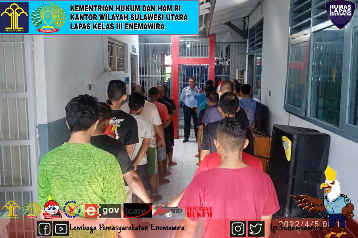 lp3enemawira's tweet photo. Dibulan Suci Ramadhan, Plt.Kalapas Enemawira Beri Pengarahan Kepada Seluruh WBP
#HarisSukamto
#KumhamSemakinPasti
#KemenkumhamSulut
#KanwilKemenkumhamSulut
#LapasEnemawira
#PengarahanKalapas
#Mapia https://t.co/iRAavBbsAD