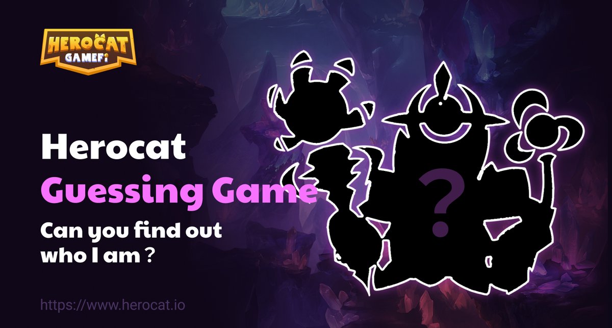Hey Herocat Players

POP-UP QUIZ is coming - Part 2⃣

Fill your answer in the sheets and leave your UID

5x winners, 1x Hero Chest each.

😍Follow <a href="/HeroCatGameFi/">HeroCatGameFi</a>
🔁RT, Tag 2 frds
✏️Commts: UID #HEROCAT
🗒Fill:forms.gle/cWvjumxTfcM6aJ…