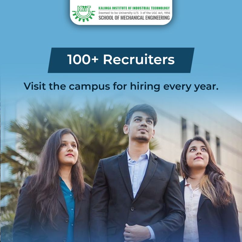 SmeKiit's tweet photo. School of Mechanical Engineering, KIIT has an impeccable record of achieving good placements every year. All eligible students with acceptable scores secure a placement.

Apply to us at https://t.co/x0In4BsHeO https://t.co/a0IhYAXWtK