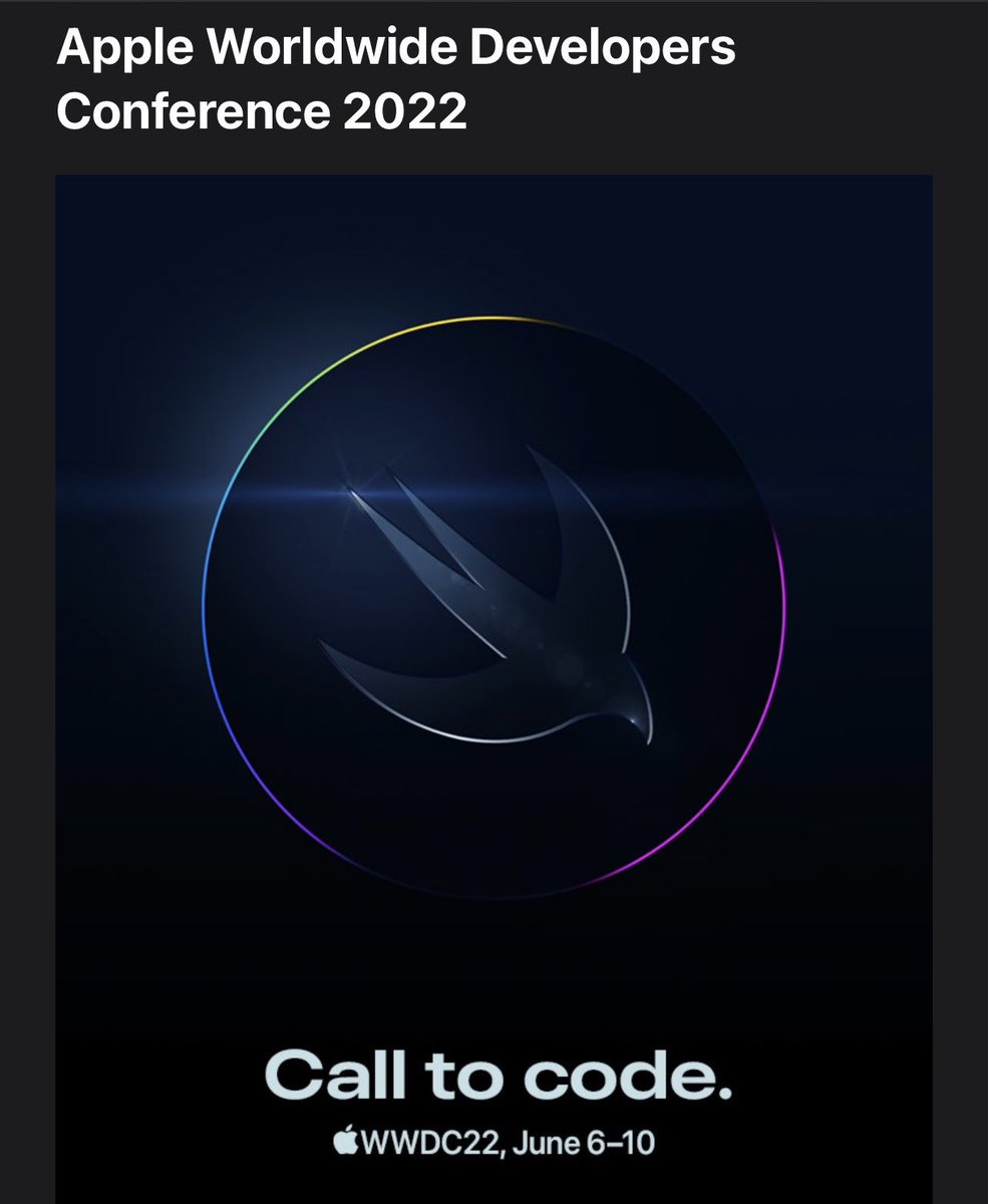 iKikeApple's tweet photo. 🤍
#Apple #worldwide #developers #conference #CalltoCode #AppleEvent #Keynote https://t.co/Z9WtaO1xzR
