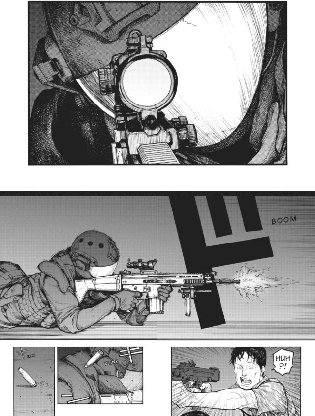 Bearacuda on X: Go read Ajin if you haven't, really short read and one of  the only manga I've seen that has a chapter title named “Call of Duty:  Infinite Warfare”  /