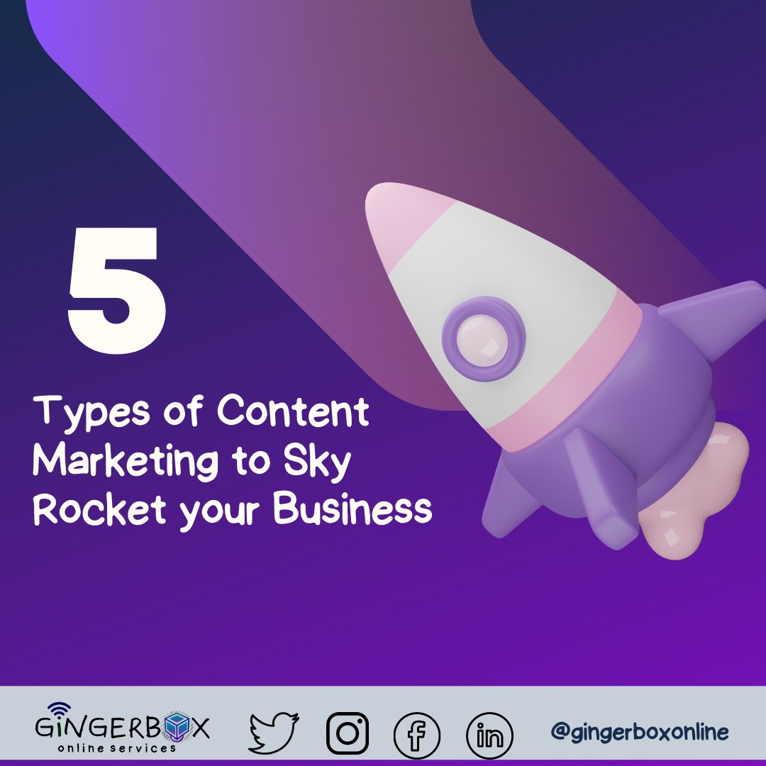 gingerboxonline's tweet photo. Content marketing is a lot like advertising: its aim is for people to like, share, and choose you. 👍

Which type is best for your business?
- Blog 
- Infographic 
- Podcast 
- Video 
-Social Media 

#gingerbox
#gingerboxSMM
#contentmarketing101
#contentwriter
#contentcreator https://t.co/MKZsyuoZQS