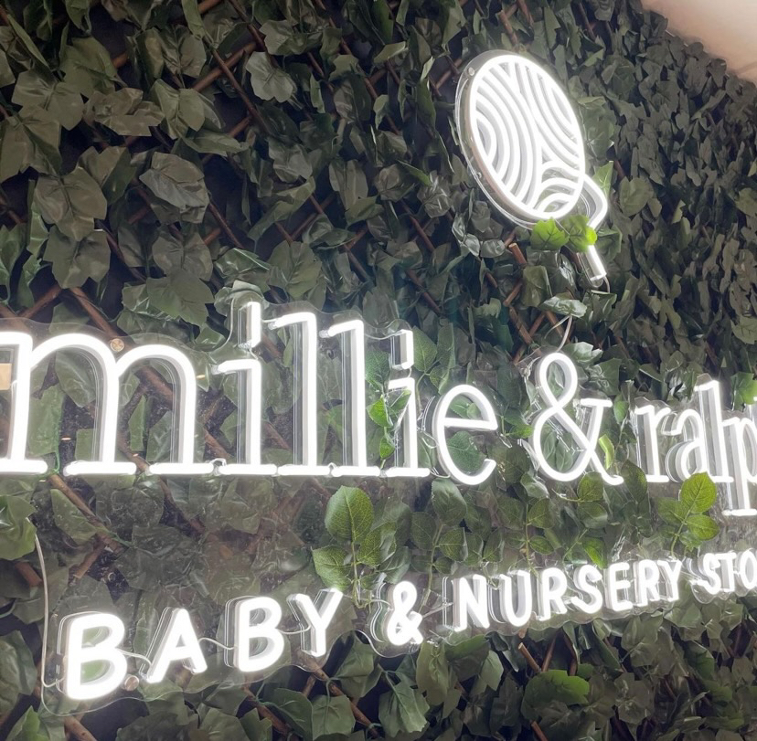 Great to see the logo we designed for Millie &amp; Ralph 3 years ago, now applied to neon lights in their brand new warehouse!

See our branding work at sokastudio.co.uk