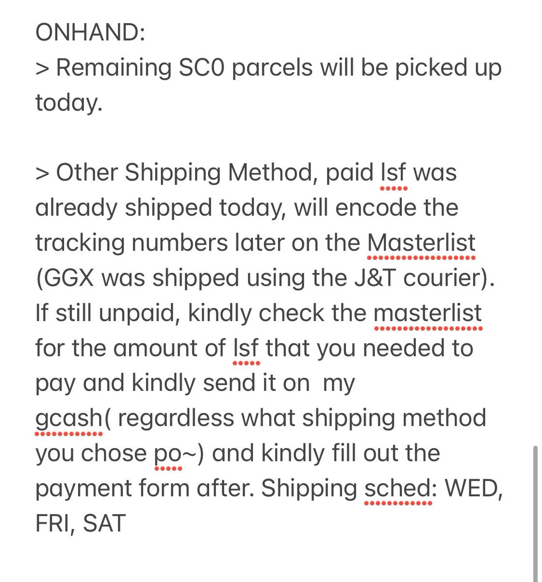 shopsachawon's tweet photo. #Sacha_updates
Kindly send us a dm po if your concern is not included on the update! I’ll attend to your concern as soon as I can~ https://t.co/r9o72sClbm