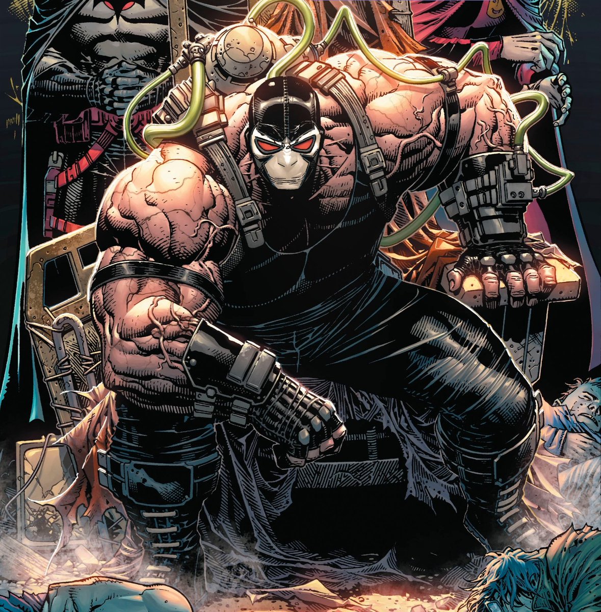 He's sitting on 𝗥𝗢𝗠𝗔𝗡 𝗦𝗜𝗢𝗡𝗜𝗦' desk in his office. Him being at the top of Sionis Industries made him the king of this city, though no commoner knew this yet.

"I know she comes. The 𝗕𝗥𝗨𝗝𝗔 𝗩𝗘𝗥𝗗𝗘. Let her enter the room. It is high time HYDRA's head met Bane."