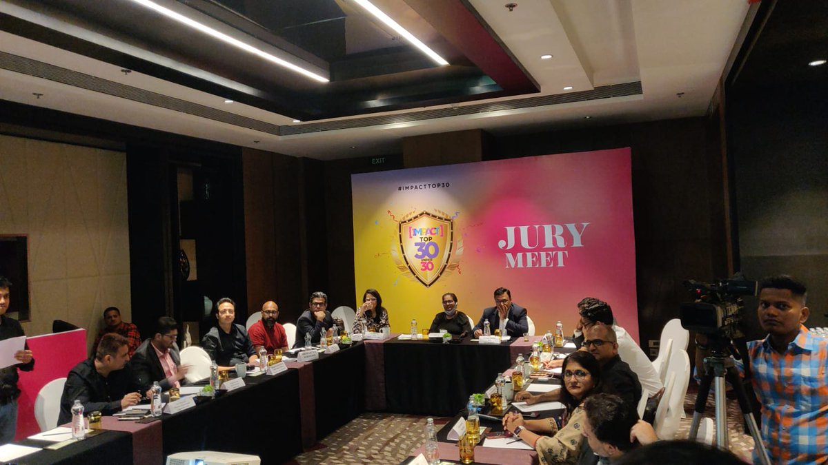 e4mevents's tweet photo. The Jury Meeting for Impact Top 30 under 30 has begun. We will recognize achievers & encourage young talent across media, creative and digital agencies, and across marketing, content and media roles. All the Best to all Finalists. #IMPACTTOP30
@panavi @anuragbatrayo @nawalahuja https://t.co/4b2Gx3Xb07