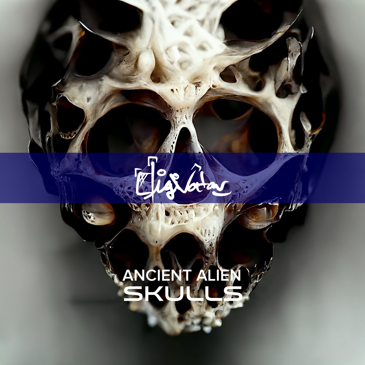 Digivatar's tweet photo. “Ancient Alien Skulls” series will drop soon on @foundation #digitalart #3Dart #DigitalArtist #NNGA would you collect these ancient fossils? What if they have already be discovered on other planets? This series excites me because it challenges my own imagination! https://t.co/HW3YlYyfsA