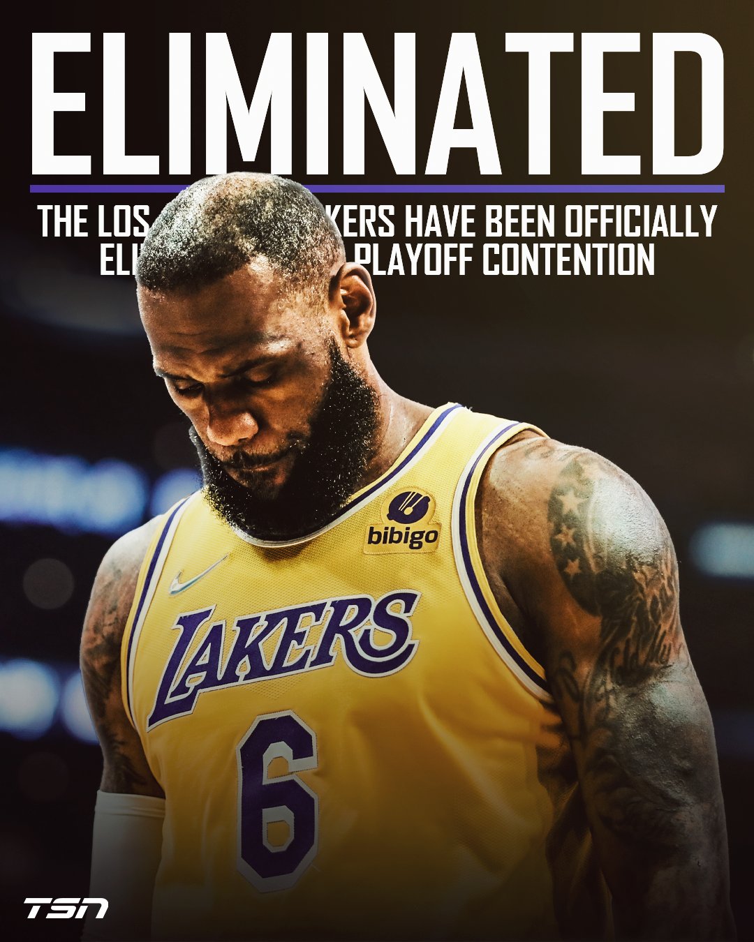 Lakers eliminated best sale
