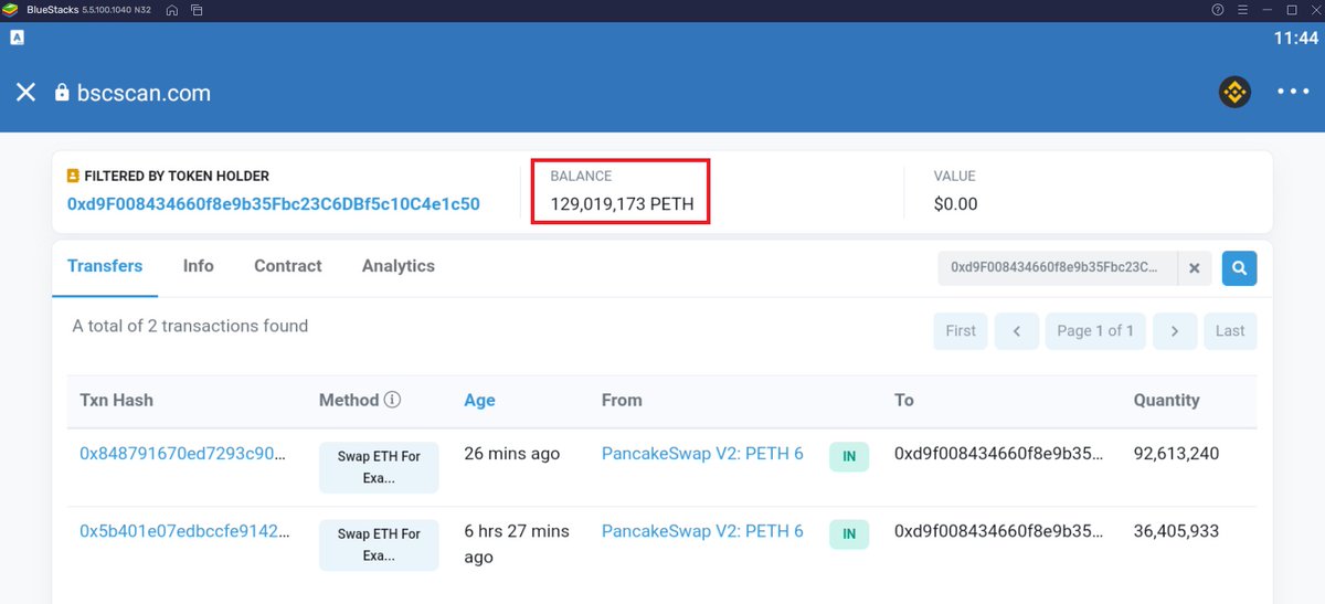 PE_CoachWhite's tweet photo. My experience w/ Pancake Swap (can't be contacted)? Lol! I bought over $100 of PumpETH (PETH) which should have bought MILLIONS and MILLIONS of shares as the price was approx. $0.0000002433) per share. I have never sold even one share. Today it shows me owning 16,177 shares? Lol! https://t.co/6AcHkyqM0u