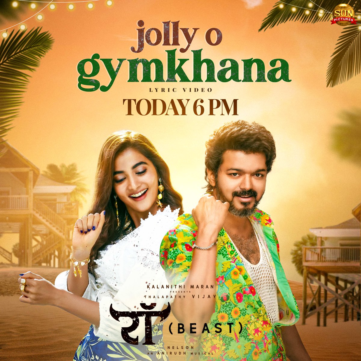 OTTentiondotcom's tweet photo. #BeastSecondSingle #JollyOGymkhana lyric video is releasing in Telugu & Hindi Today @ 6 PM!
#BeastModeON #BeastMovie #Beast https://t.co/obx4fcejWn