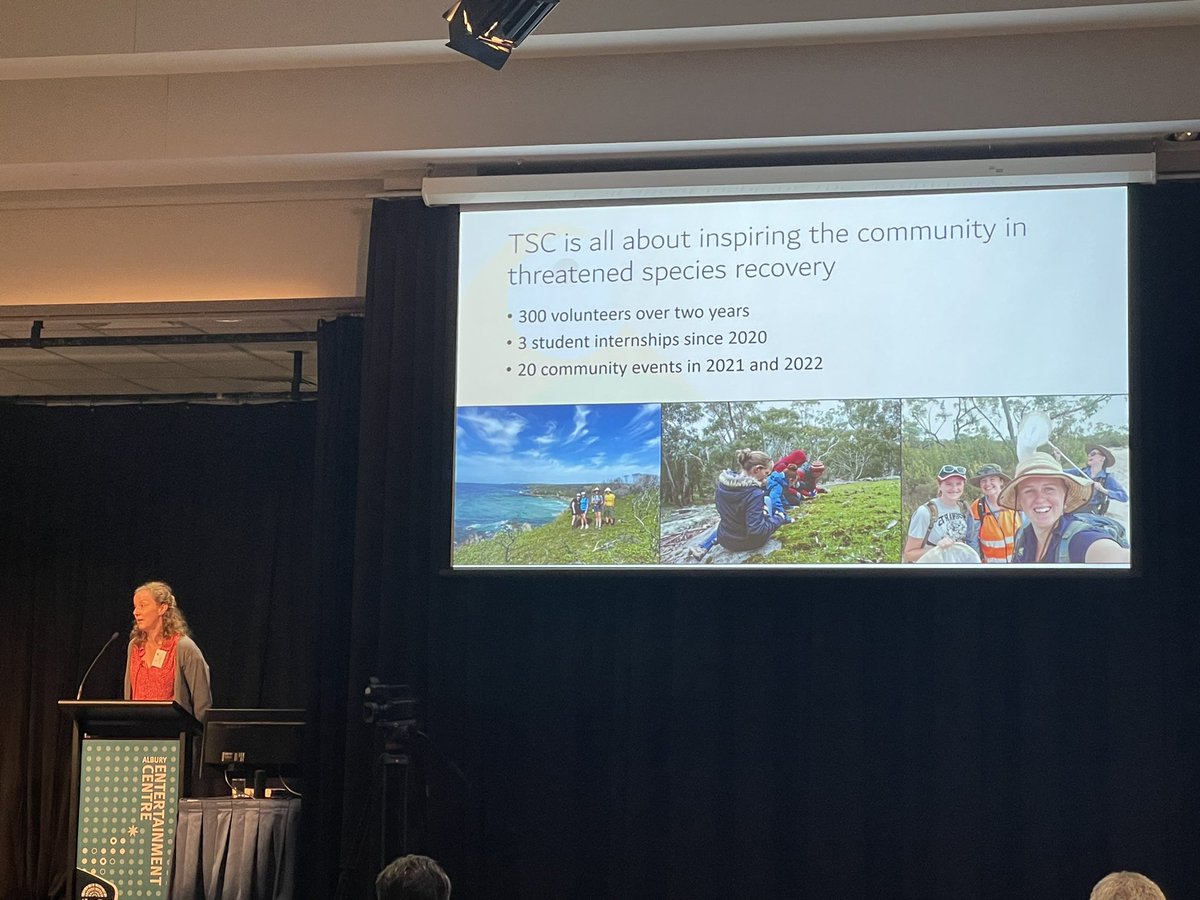 SeedPartnership's tweet photo. Dr Christine Allen making us go βwow!β at the #APCC13 after sharing project outcomes from the #ThreatenedSpeciesConservancy. Learn more about it here: https://t.co/O3JQGH1ts1 https://t.co/uMBFVUpc2p