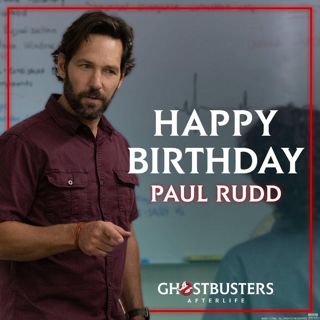 Happy Birthday to Paul Rudd (aka Mr. Grooberson), have a punk rock birthday!  