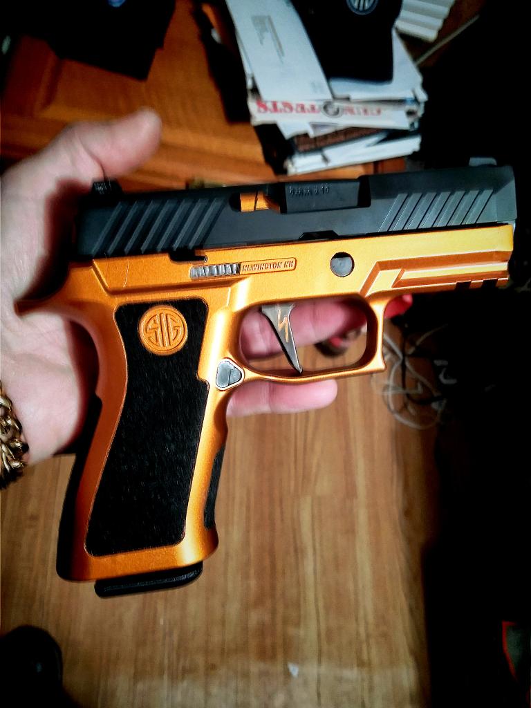 Eugeneasher3's tweet image. Sig P320 X Compact/Carry build, added the little lightning bolt to the sides of the trigger, later I will be adding the #Apextrigger system, I have another X Compact with the Apex  trigger system and it's the system I ever run, #Sigapextrigger #Sigxcompactbuild5 #Signeversettle