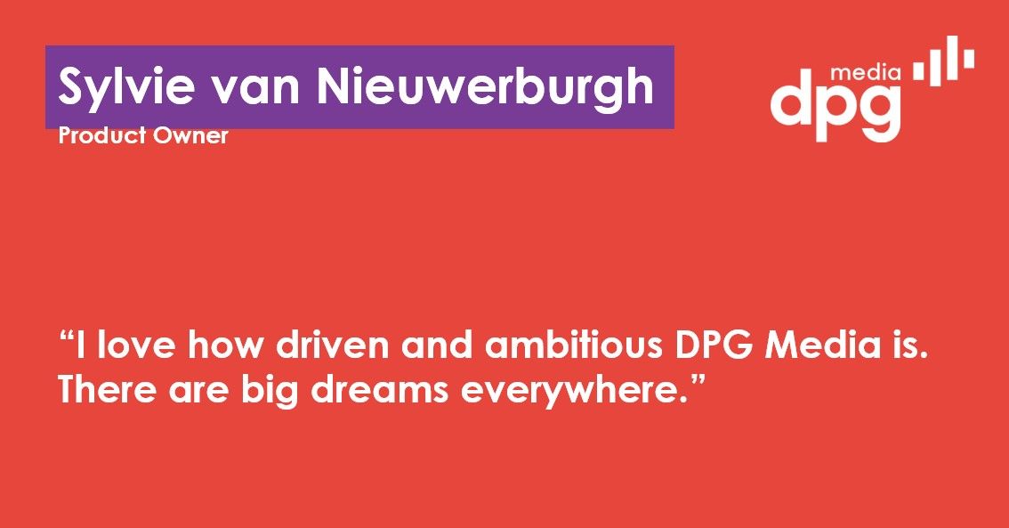If you’re interested in working at DPG Media, Product Owner Sylvie van Nieuwerburgh says you should go for it. Learn why:  buff.ly/3bhap5l

#workintech #dreambig #workplace
