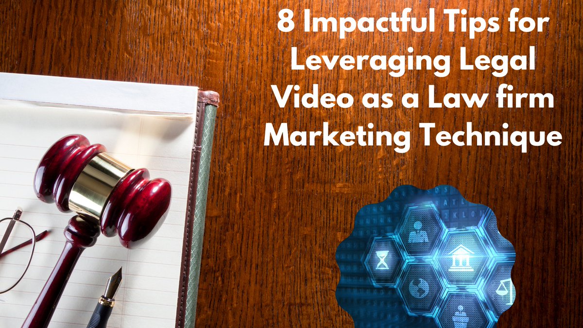 aashima844's tweet photo. Our team is an expert in making legal videos and to help you in that, we have " 8 Impactful Tips for Leveraging Legal Video as a Law firm Marketing Technique"

To know more - https://t.co/9Tup6eYN4A
#lawfirmmarketing
#legalvideos
#legalmarketing #Legal #blog #contentmarketing https://t.co/raBeo8TTX7