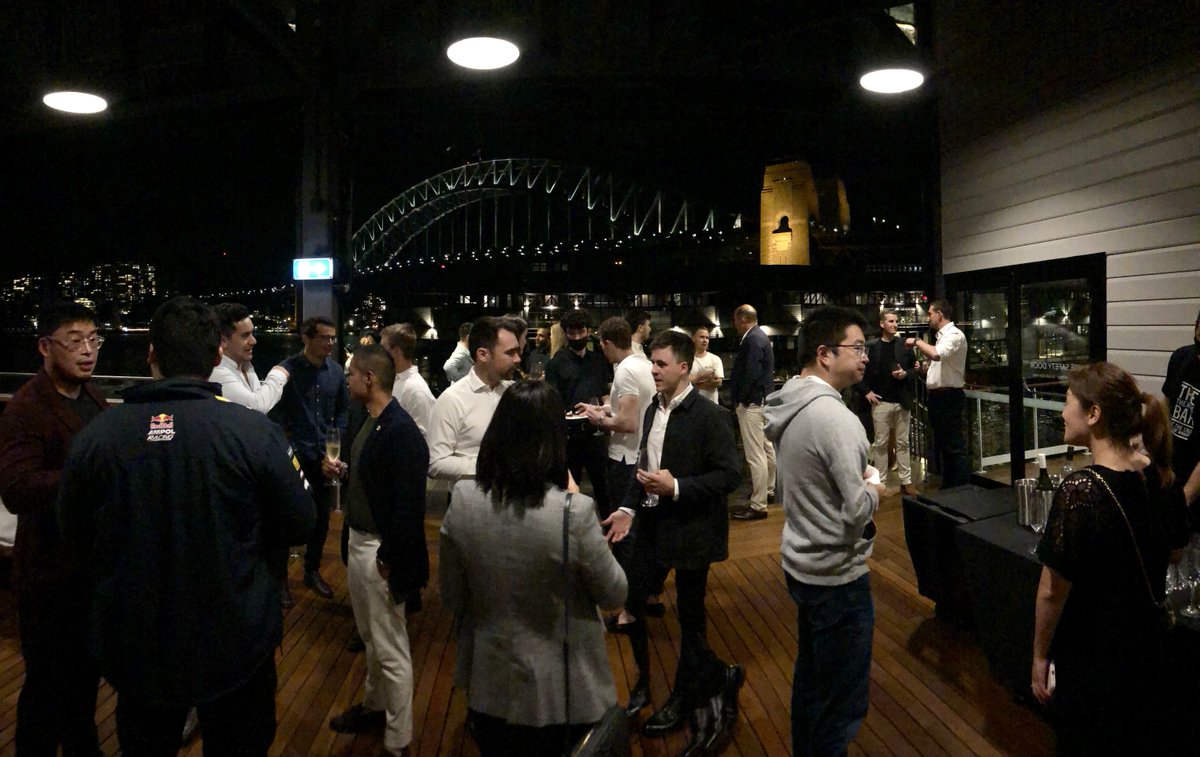 TrigonTrading's tweet photo. Fantastic to see everyone last night for dinner ahead of the AFR Crypto Summit today in Sydney - and big thank you to our co-hosts from Zepto! 
Great to see everyone and thank you to those who came!

#Crypto #CryptoSummit #AFRCryptoSummit #trigontrading #futureofpayments https://t.co/T57EqMXoMb