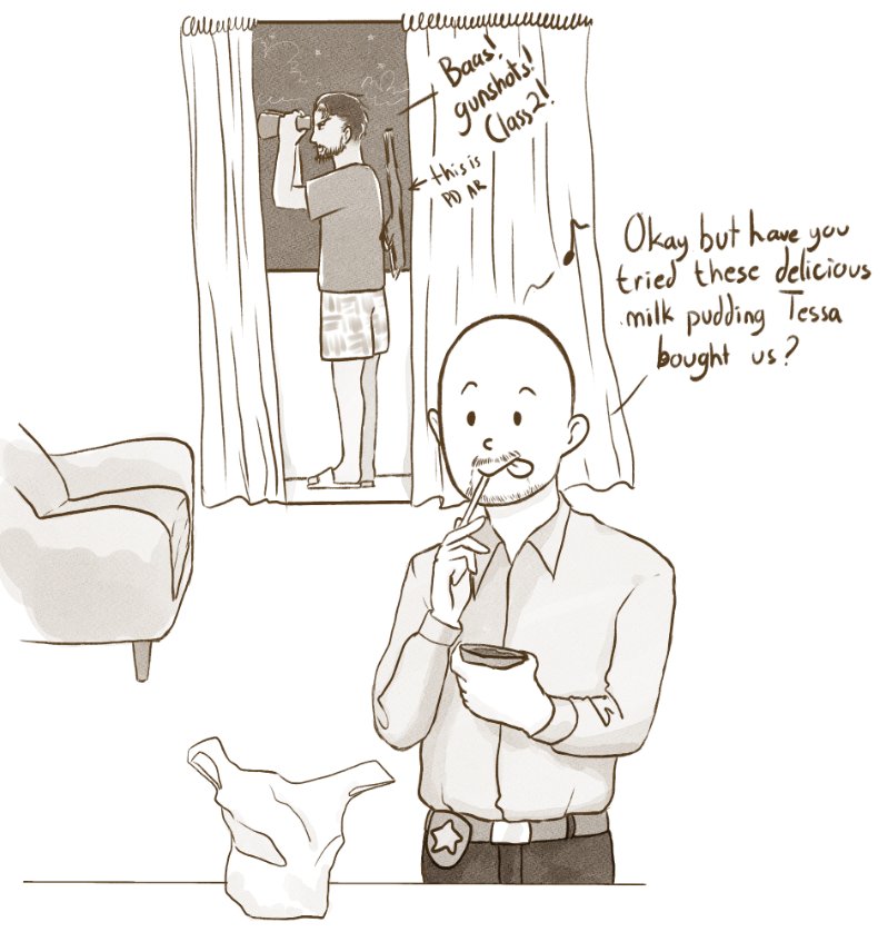 anili_mad's tweet photo. These are from Braas domestic au scribbles I made past three months.
You get to see the nitty gritty action of these characters everyday, but what happens before and after work? #NoPixel #nopixelfanart #braas https://t.co/PWLdBvqHYl