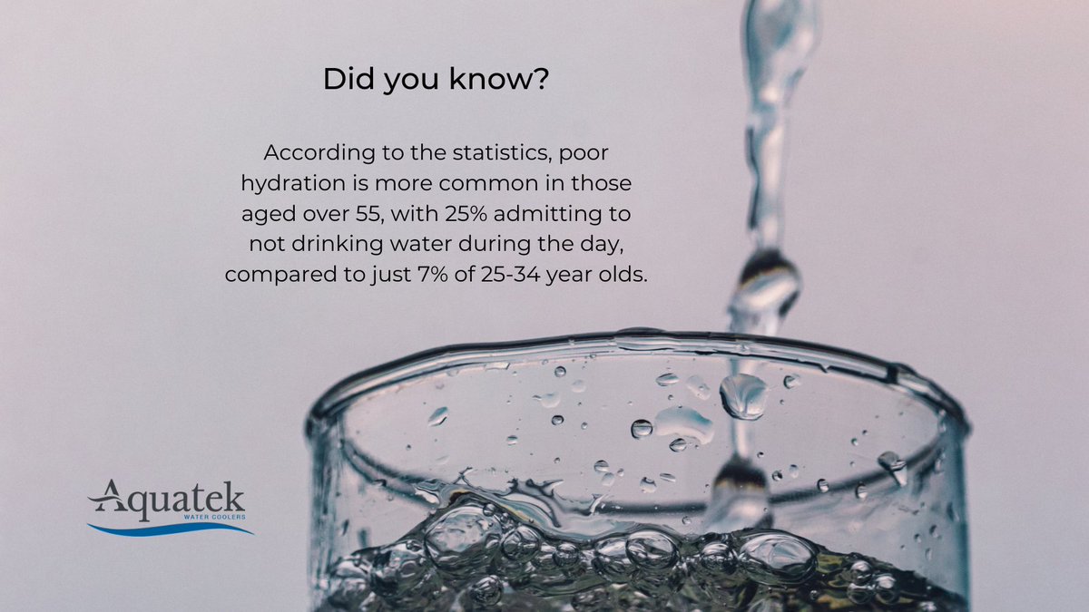 Did you know?

aquatek.co.uk 

#wednesdaywisdom #stayhydrated #hydrationmatters #watercoolers