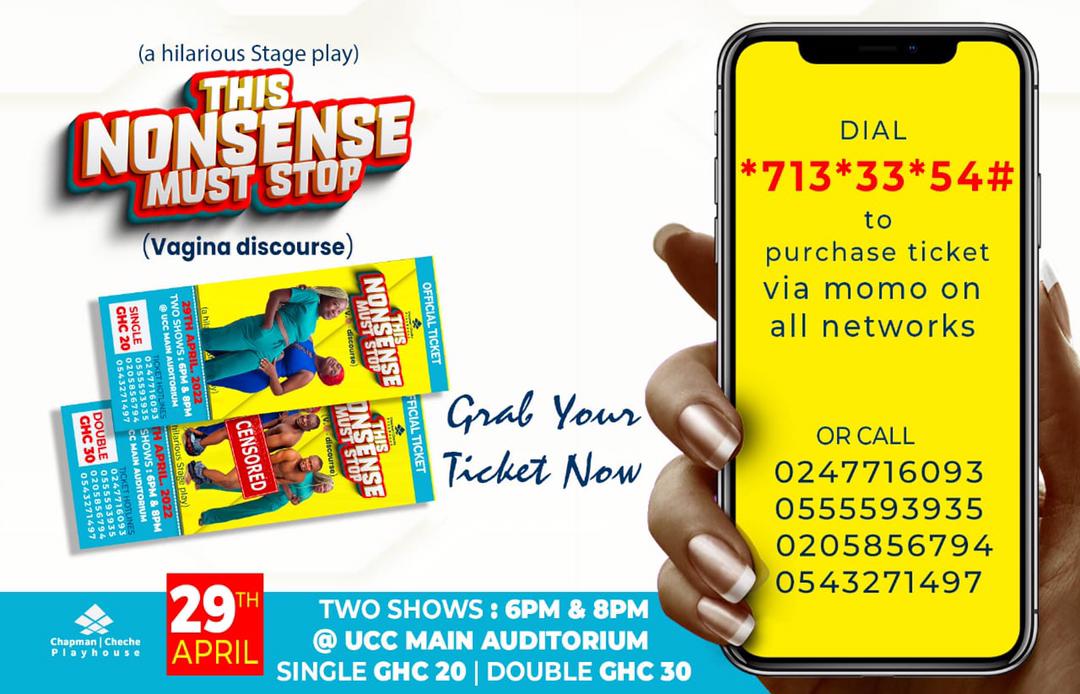 mcmrsmile's tweet photo. Book your seat simply with a short code and voila there you are.
#mcmrsmile #mceeing #mbalivetv #comedy #stageplays https://t.co/Epfazg8Cvl