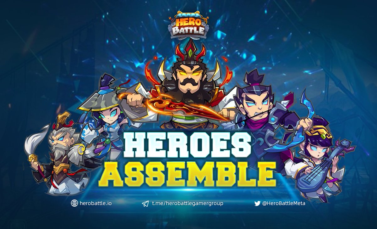 Heroes Assemble⚔️⚔️
Join the battle together!

#GameFi #play2earn #NFTGame