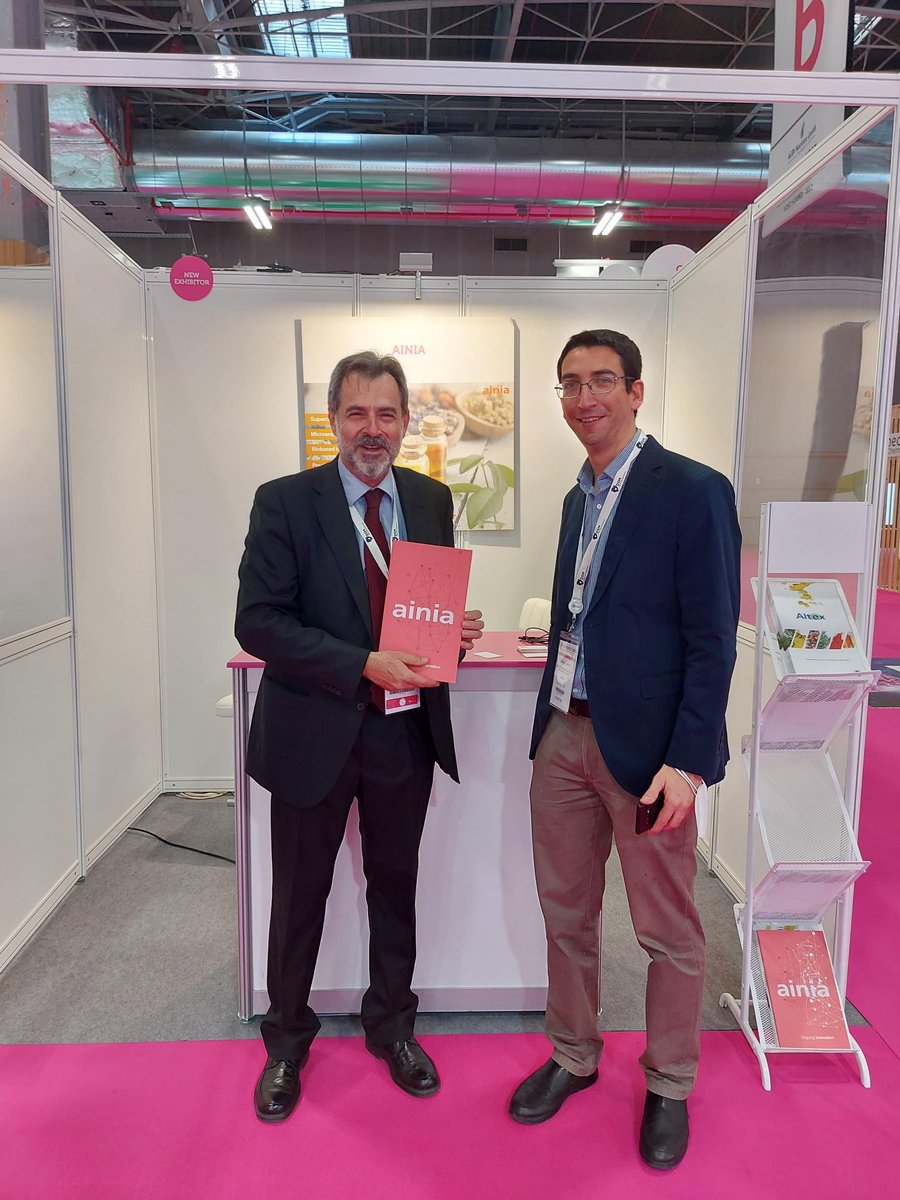 ainiatecnologia's tweet image. ¡Seguimos al pie del cañón en la feria @incosmetics en Paris!

#incosmetics