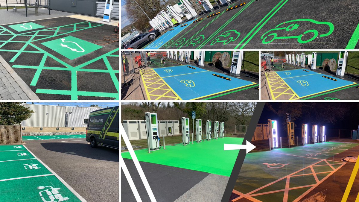 PL_LineMarking's tweet photo. Take a look some of these Electric bay installations we have completed the past few weeks! Ensure your car parks can cater for the increasing number of electric vehicles. https://t.co/X8QAdsLaZ3
#EV #EVbays #electricvehicles #carpark #parkingbays #linemarking #WorcestershireHour https://t.co/WISMcrg9i4