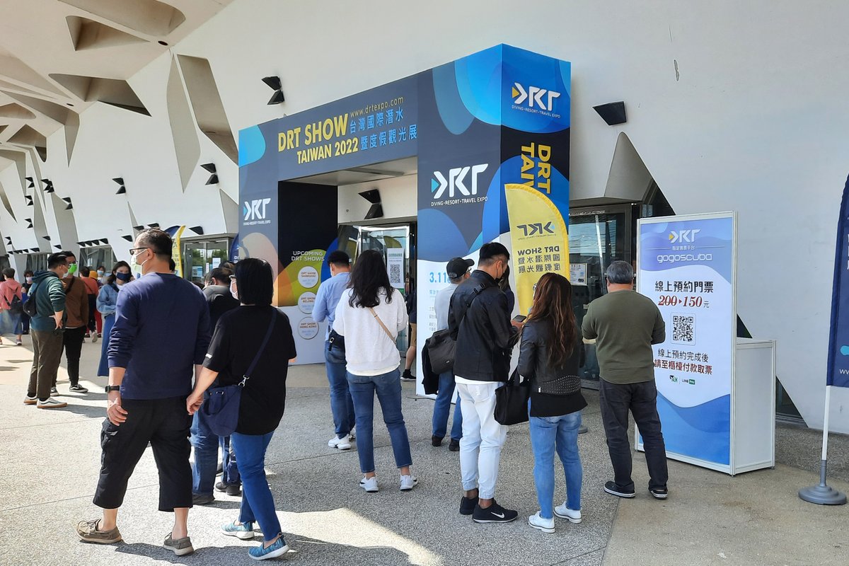 "DRT SHOW, the Largest Gathering for Divers, Successfully Concluded in Taipei in March!"
Read more at reurl.cc/12ymOD

#diveexpo #diver #diving #LargestDiveExpoinAsia #DRTSHOW