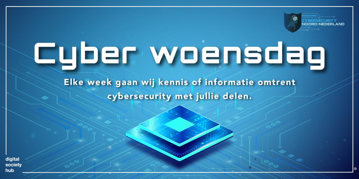 dsh_hanze's tweet photo. Leren hoe jij #cybersafe kunt worden? Vanaf volgende week iedere woensdag: #cyberwednesday, met o.a. informatieve reels, video's en tips & tricks! Houd onze socials in de gaten!
#DigitalSocietyHub #DSH #Hanzehogeschool #Shareyourtalent #Movetheworld #Cybersecurity #CSNN https://t.co/4gFCwV2WJ2