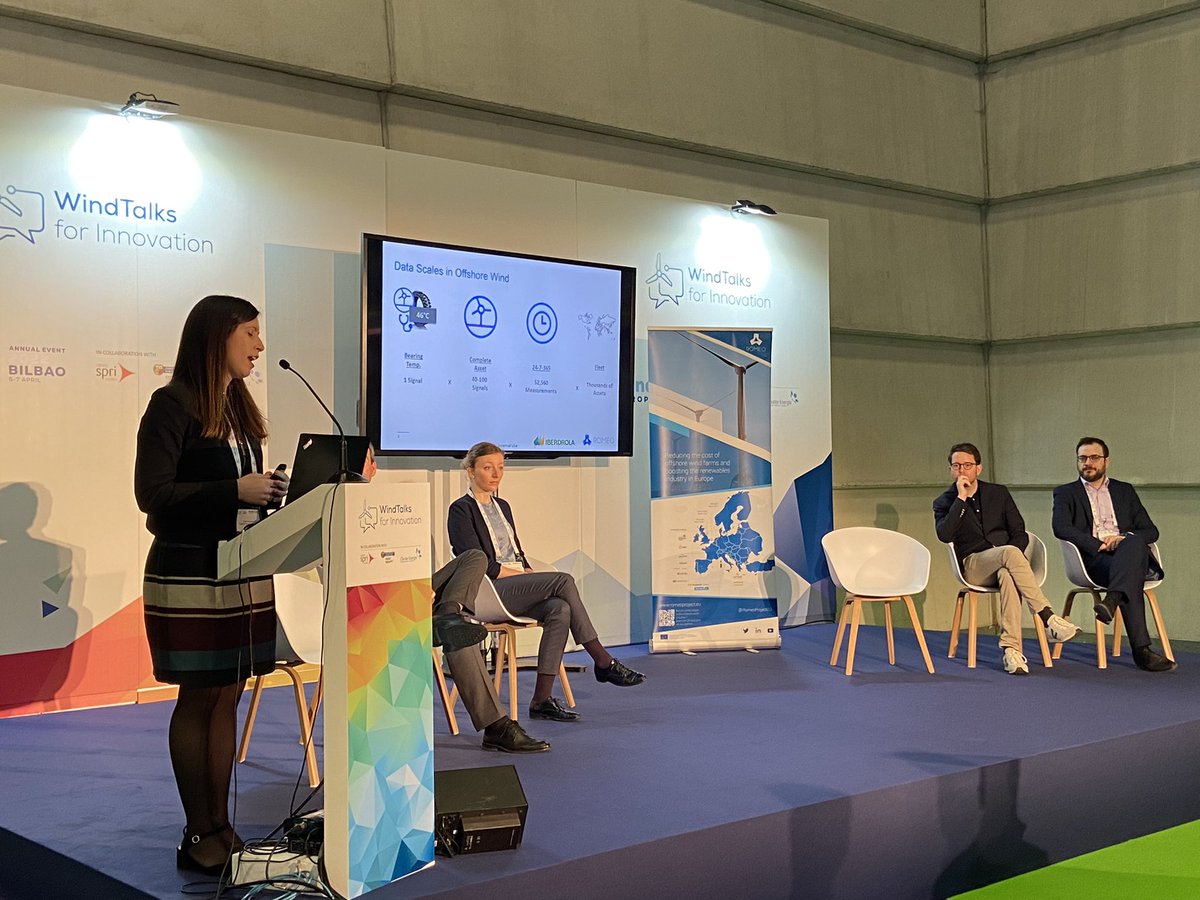 susanagarayoa's tweet photo. 🌊 @RomeoProjectEU shows how #InnovationWorks in the #EnergyTransition. Real developments hitting the market and the best partners working together. The wind is the win 💫 @Energy4Europe @HorizonEU #WindEurope2022 https://t.co/WVtz7dfNVg