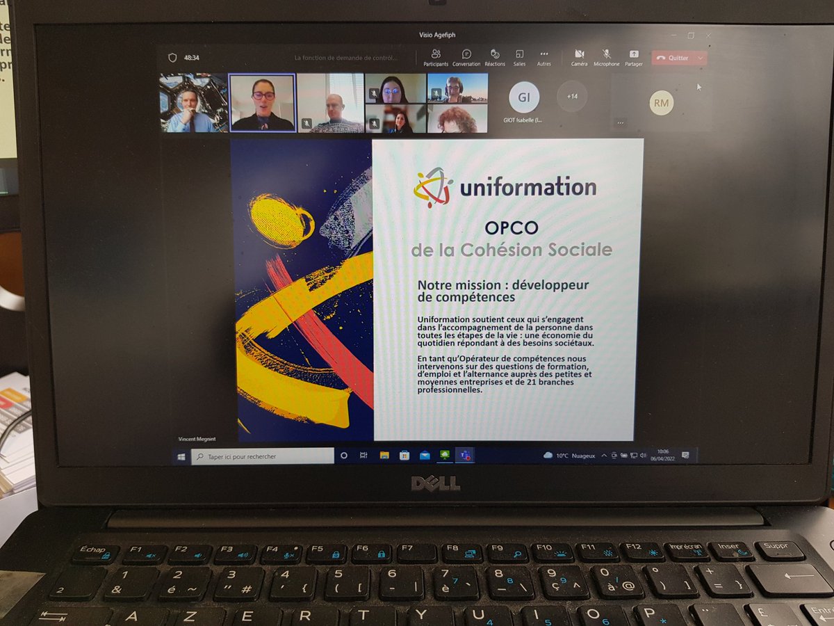 MartineRolland's tweet photo. Ce matin en Nouvelle Aquitaine, webinaire @uniformation_
en partenariat avec l'@Agegiph_
#semainedelalternance,#handicap
Merci à tous les participants ! https://t.co/7LJqhM3Kbm