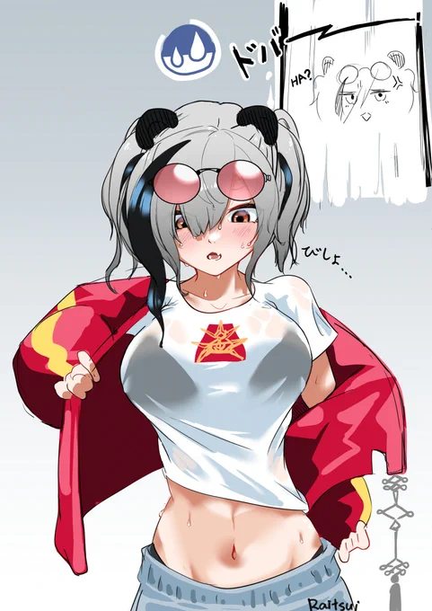 びしょ...🐼💦

#アークナイツ #Arknights #明日方舟 #エフイーター 