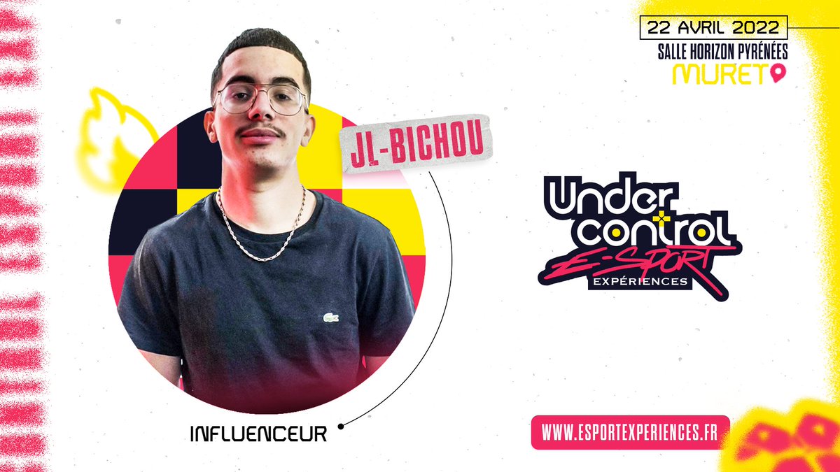 ES_experiences's tweet photo. 🔥 @BichouJango  x UNDER CONTROL E-SPORT EXPÉRIENCES

Bichou sera dans l'une des équipes du show de l'Under Control E-Sport Expériences pour tenter de remporter le titre 🙌

📅 22 avril
📍 @Muretmaville  - Salle Horizon
🎟 https://t.co/AHQxOHKU3r https://t.co/ce1i9ztwu0