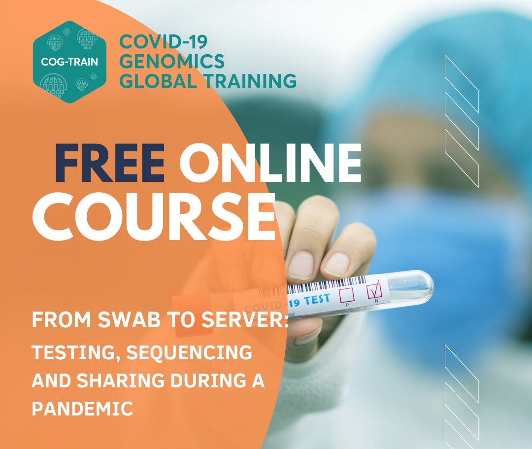 COG_Train's tweet photo. 📅 Mark your calendar 

Our free course "From Swab to Server: Sampling and Testing During a Pandemic" will open to enrolment on 11th of April 

@FutureLearn @eventsWCS #SwabToServer

https://t.co/vAJwPOb7oG https://t.co/5tTVqXDNjp