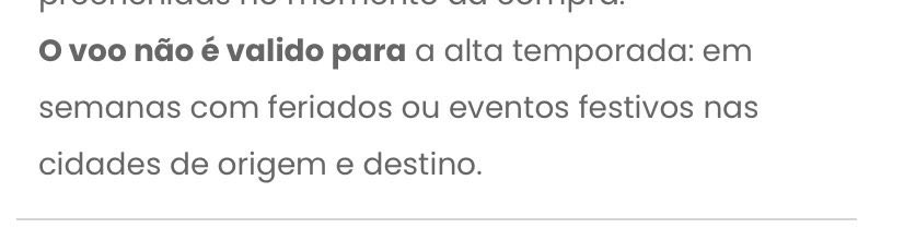 _lupa31's tweet photo. @vinirosindo @julialfurtado Tem uma regra nessa promoção que não pode ser alta temporada nem que tenha festival na cidade! https://t.co/KZ9MtFwOms