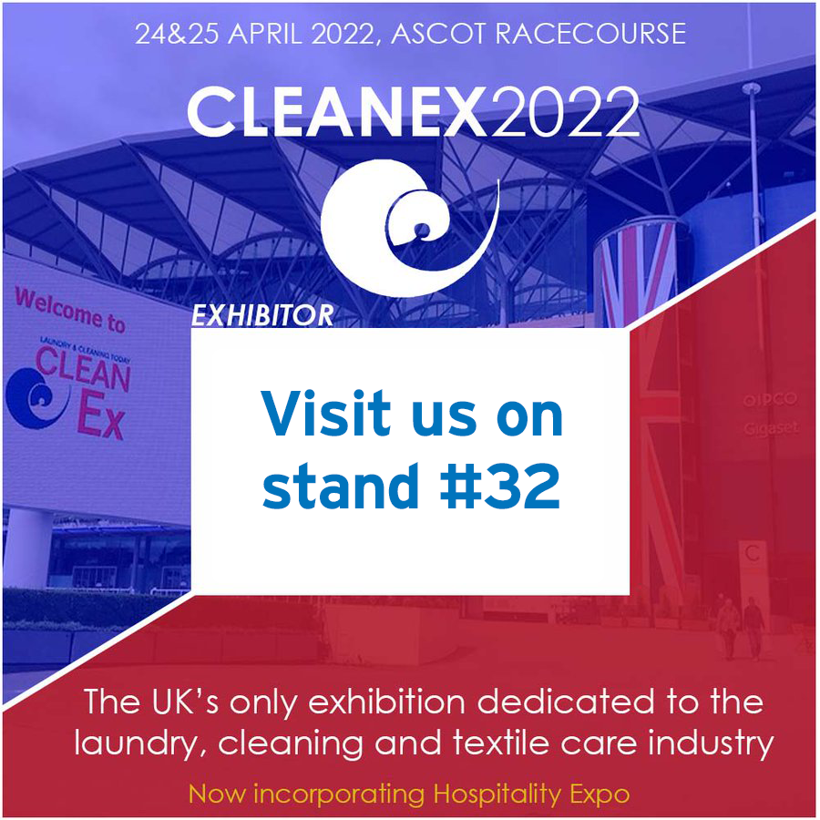 We are exhibiting at CleanEx 2022!
We'll be on stand #32, showcasing our new innovative Laundry Dispensing Systems - be sure to give us a visit, you can register here: okt.to/xjirUb

#CleanEx2022 #laundrydispensing #laundry #laundrydosing <a href="/Laundry_Today/">Laundry & Cleaning Today</a> <a href="/megevents/">MEG Events</a>