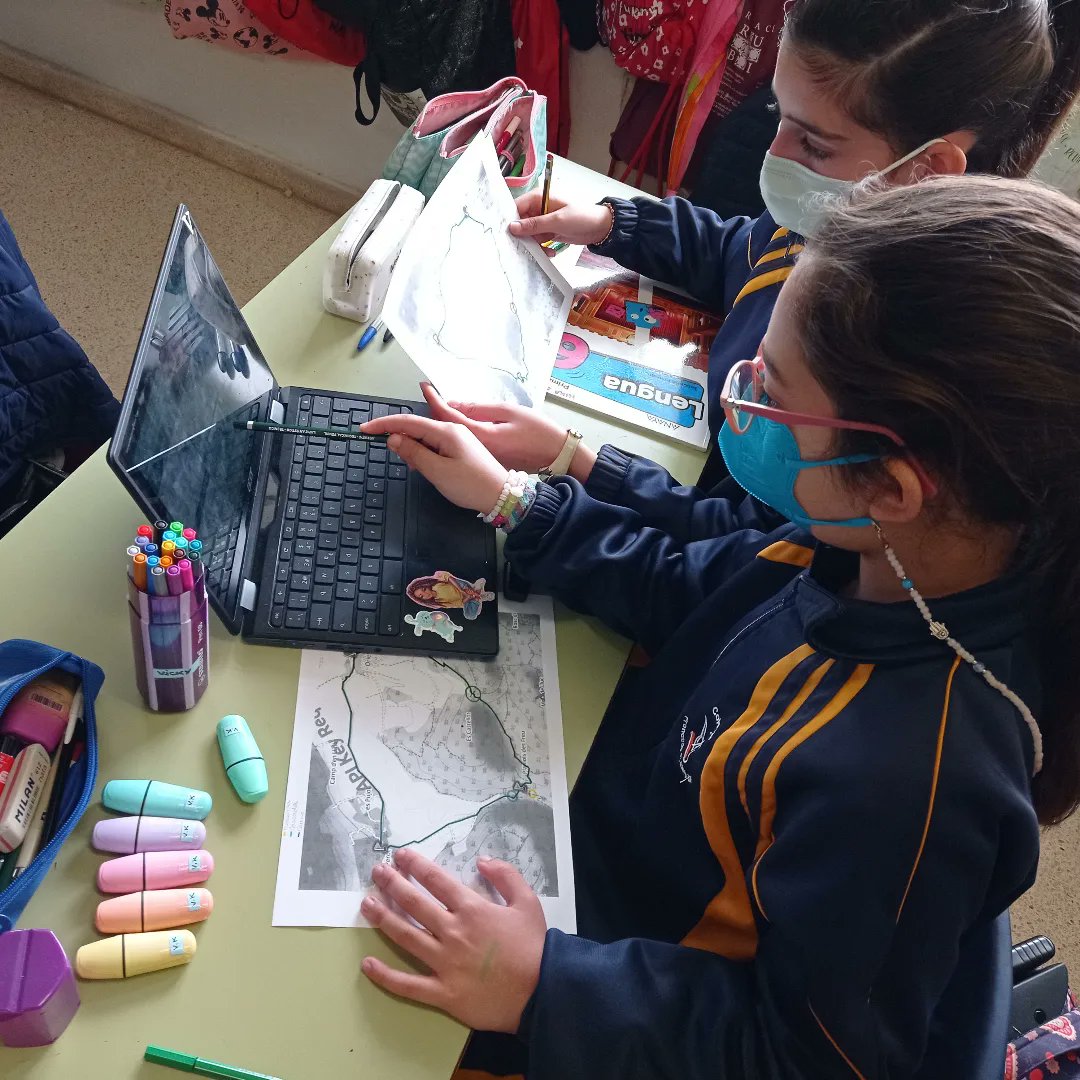 ColegioFBM's tweet photo. Este viernes los alumnos de 3ep a 6ep nos vamos de excursión al Valle de Orient pero no va a ser una simple excursión sino una aventura. Ya estamos preparando la ruta y la búsqueda de tesoros. ¡Vamos!💪🧗🕵️🌲🏞️🐾🗝️🔓💰 @GoGeocaching #geocachingadventures https://t.co/lUJ5661OSx